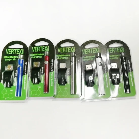 Adjustable Voltage Custom 510 Thread Cbdd Vape Pen Battery 350mAh Cartridge Cookies Battery Disposable/Chargeable Vape