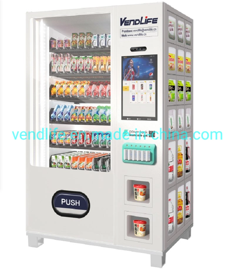 Distributeur automatique de l'eau pour la vente des aliments de collation commerciale et de boire vending machine