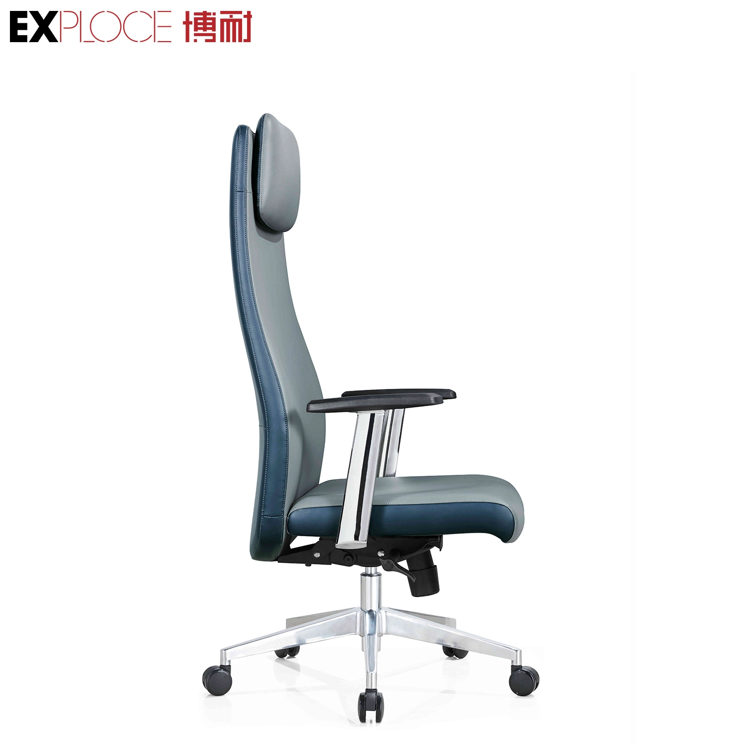 Foshan Bentwood Plywood Seat Tall Leather Wooden Executive Conference Home Office Chairs Made in China Furniture