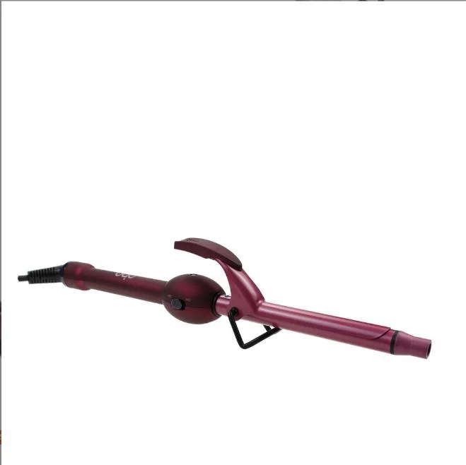 Doble voltaje automático de pelo Curling Hierro de rizado LCD Hierro de rizado Auto rotación de pelo Curler 9,5mm tubo 360 grados rotación Rizador de pelo