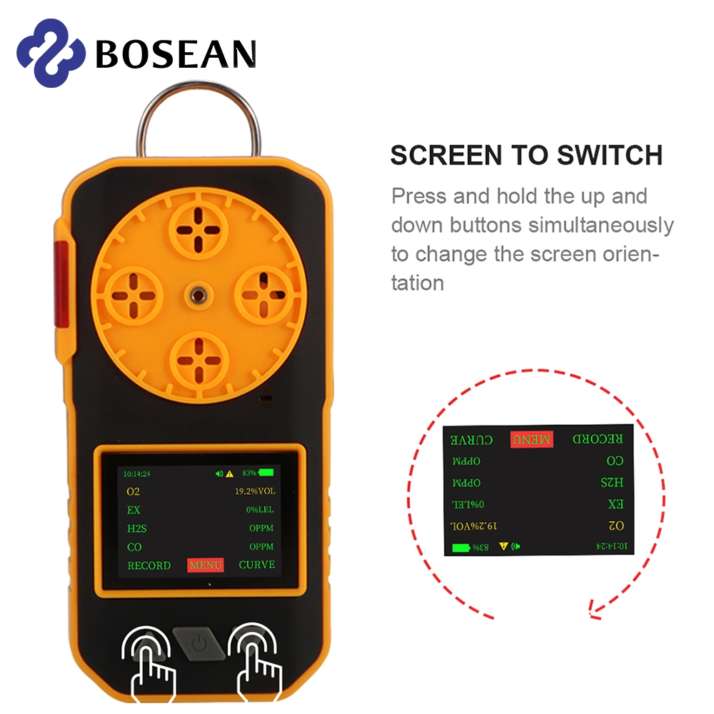 Alarma de SO2 portátil portátil detector portátil Detector de Gas Probador de NH3