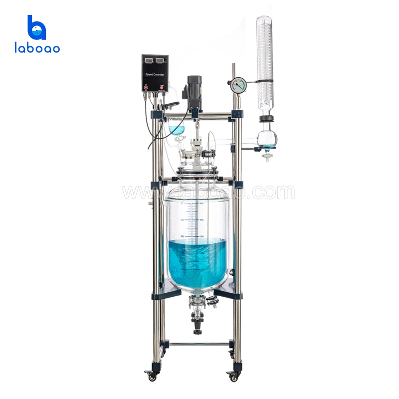 Laboao 5% off China Pharmaceutical Chemical Laboratory Jacketed Glass Reactor