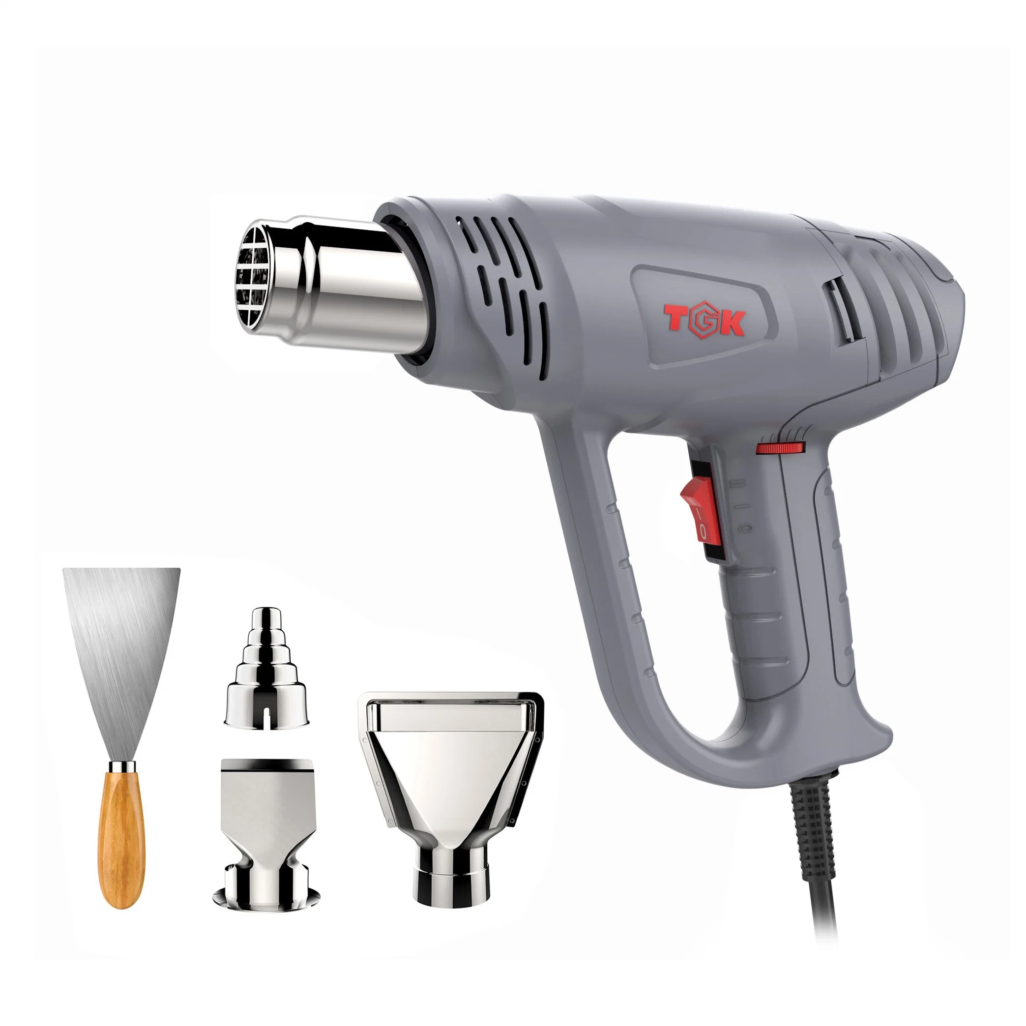 2000W Hot Air Gun Helps Loosen The Rusty Nut of The Drain Pipe Hg5520