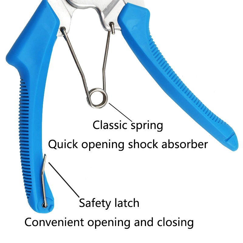 Hot Selling Professional Precision Sharp Bypass Pruning Scissors Classic Comfortable Manual Garden Hand Tools Pruning Scissors