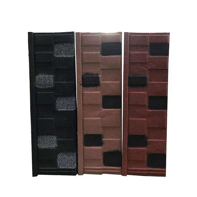 Factory Supply Stone Coated Steel Roofing Tile Milano Tile Az40, 0.40mm Cost-Effective for Philippines
