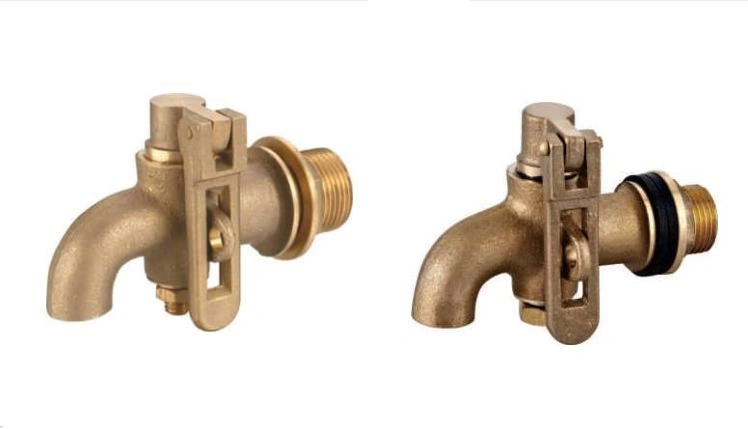 Dzr Bathroom Shower Bsp Threaded Connection High Pressure Brass Faucet Garden Water Tap with Lockable