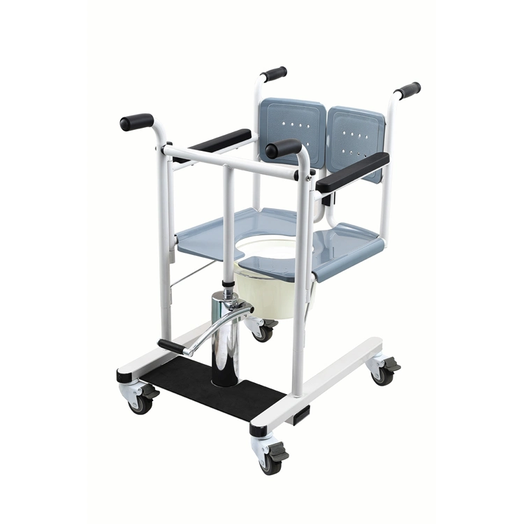 Bliss Medical Bathroom Multifunctional Hydraulic Patient Mover Shower Wheelchair Commode Transfer Lift Chair for Handicap Elderly
