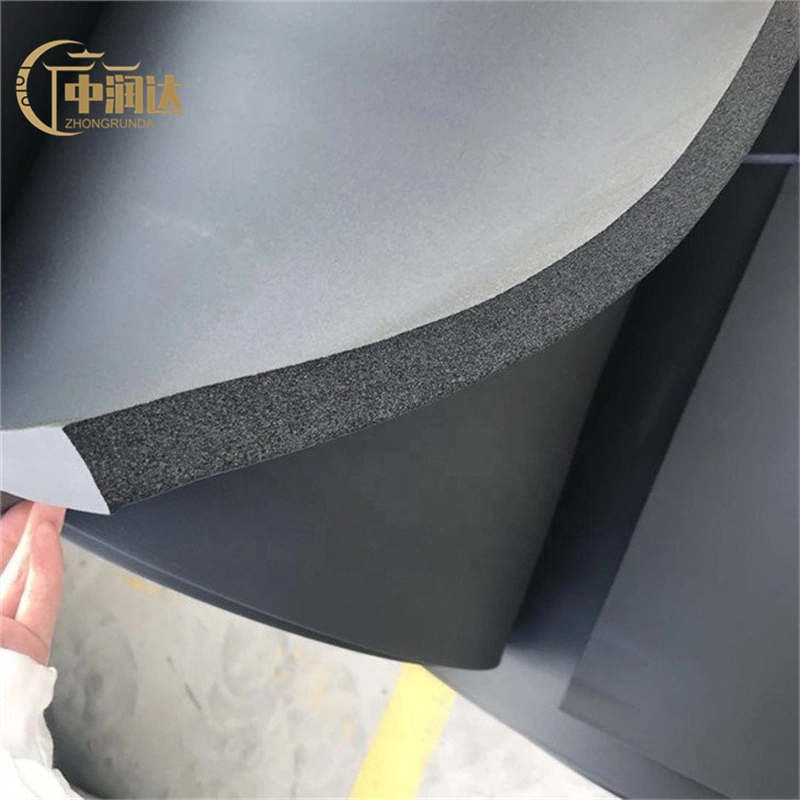 New High quality/High cost performance  China Manufacture Flame Retardant Rubber Plastic Insulation Sponge Board Black Roof Insulation Board