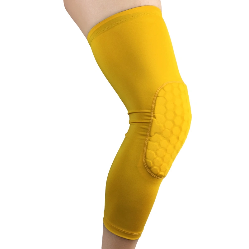 Compression Knee Pads Long Knee Honeycomb Padded Knee Pads