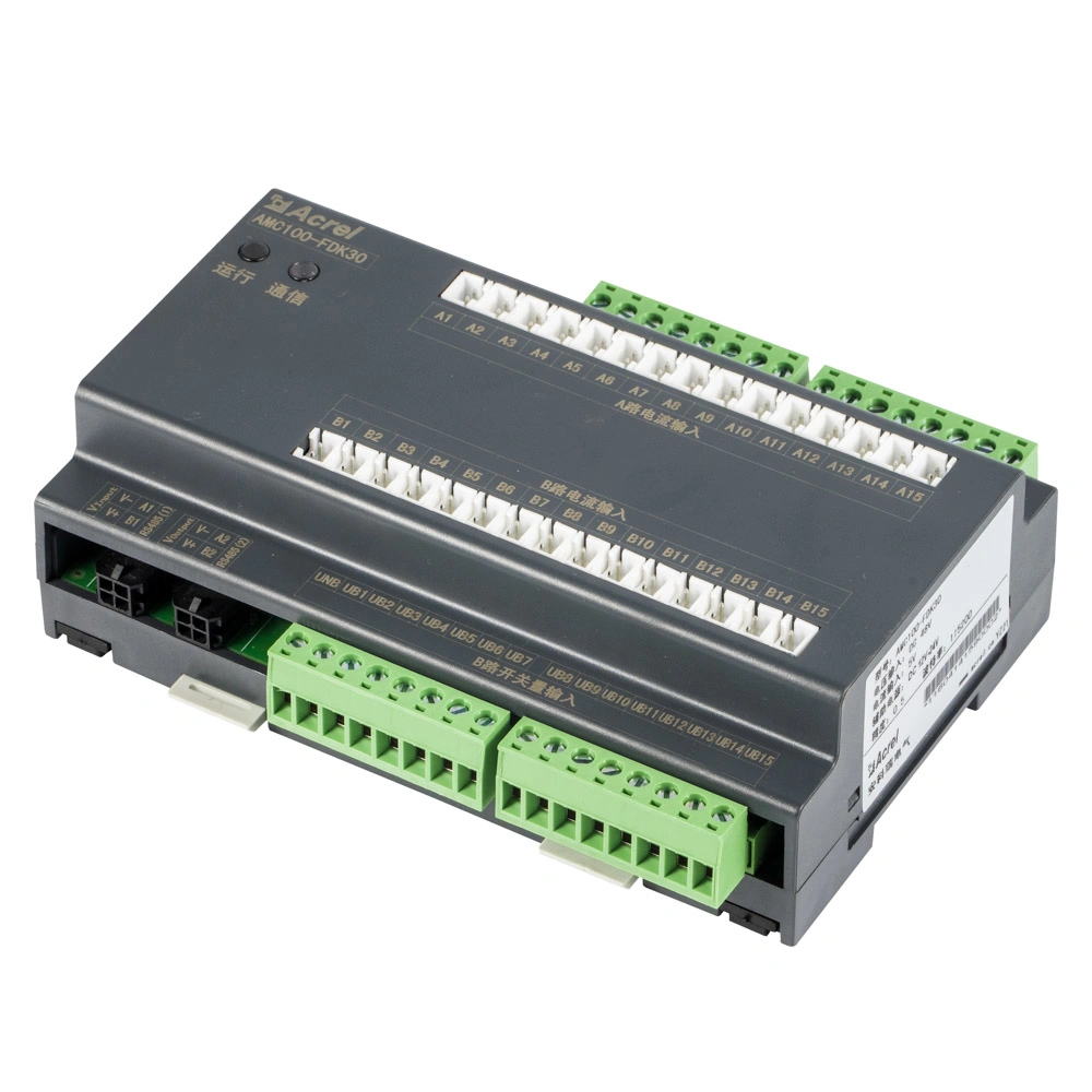 Acrel DIN Rail Amc100-Fdk30 Data Center IDC DC Switch Control Temperature Leakage Power Monitor Meter RS485 Modbus-RTU