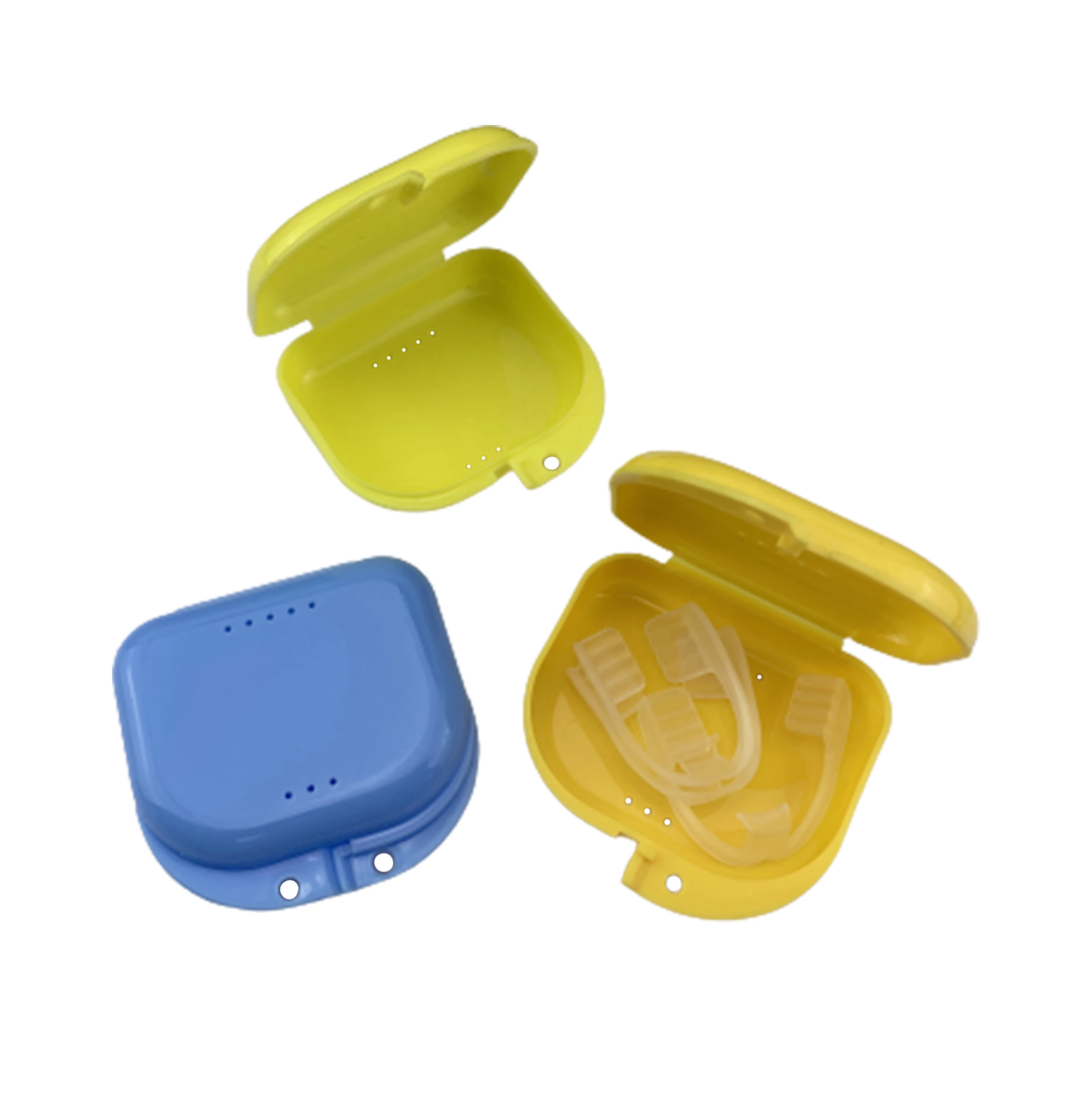 Invisible Retainer Portable Box Dental Half-Mouth Tooth Storage Box