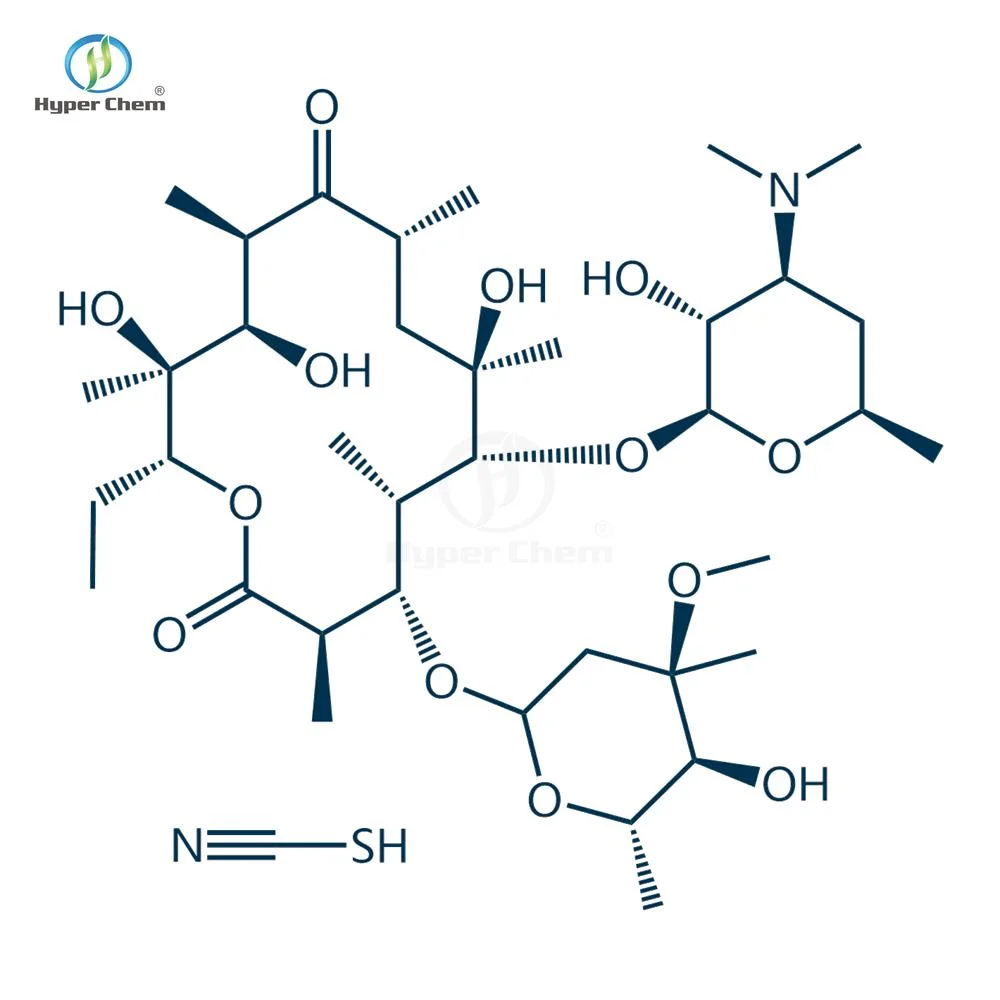 La eritromicina tiocianato CAS 7704-67-8