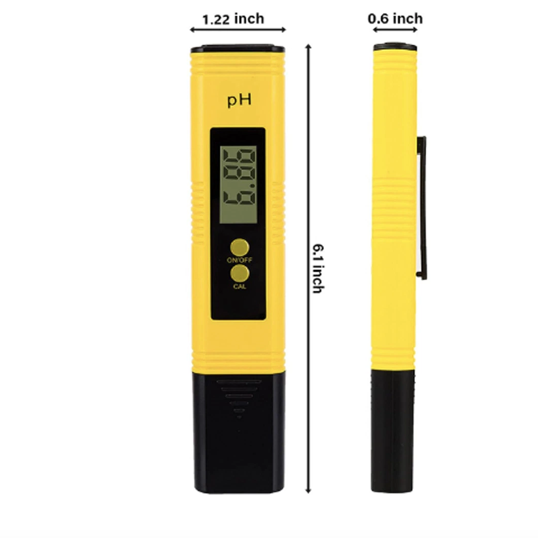 Caneta de teste de pH portátil de alta qualidade pH medidor de acidez de pH Aparelho de teste de água pH