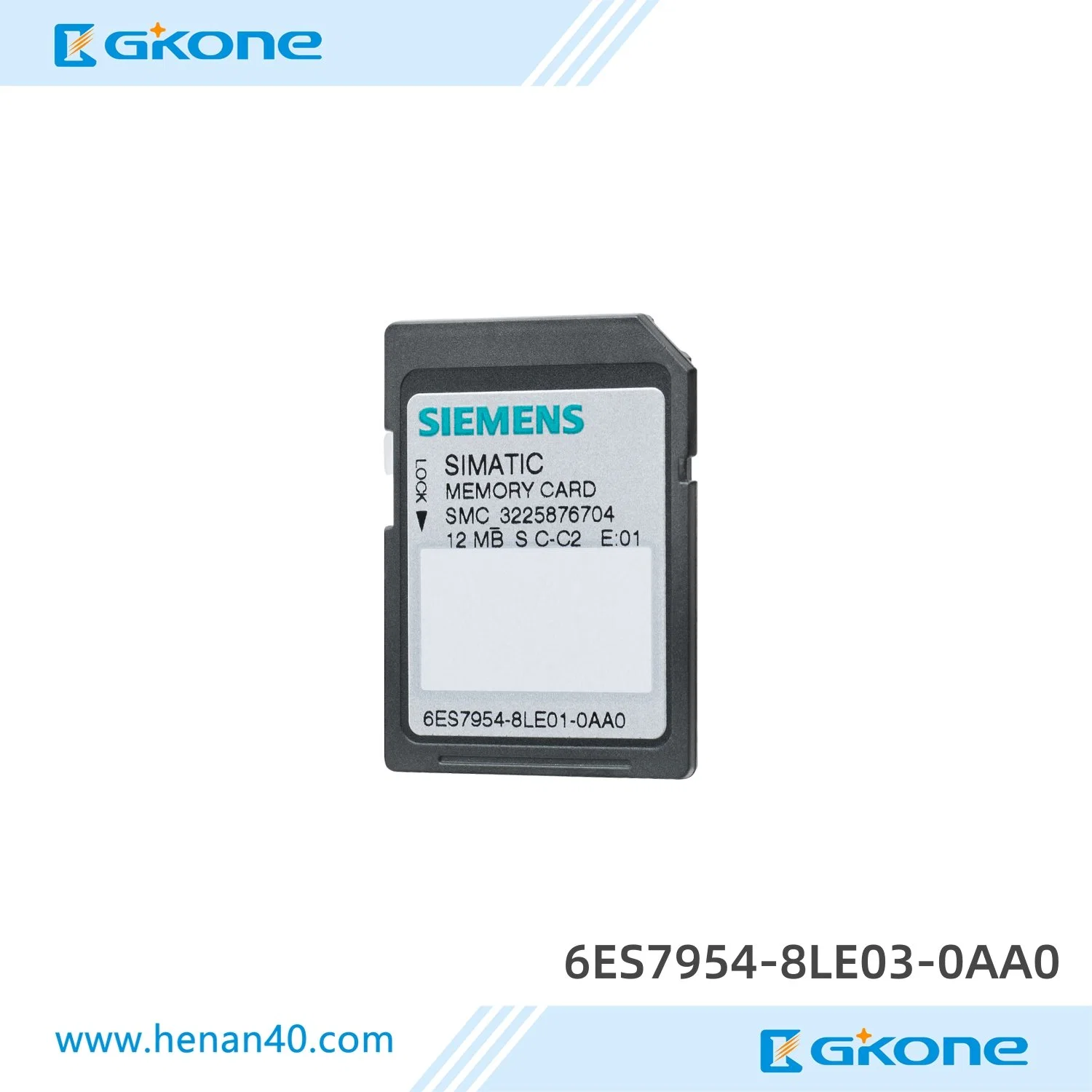 Cartão de memória Flash 256 Mbyte Siemens Simatic S7 3 V 6es7954-8ll03-0AA0
