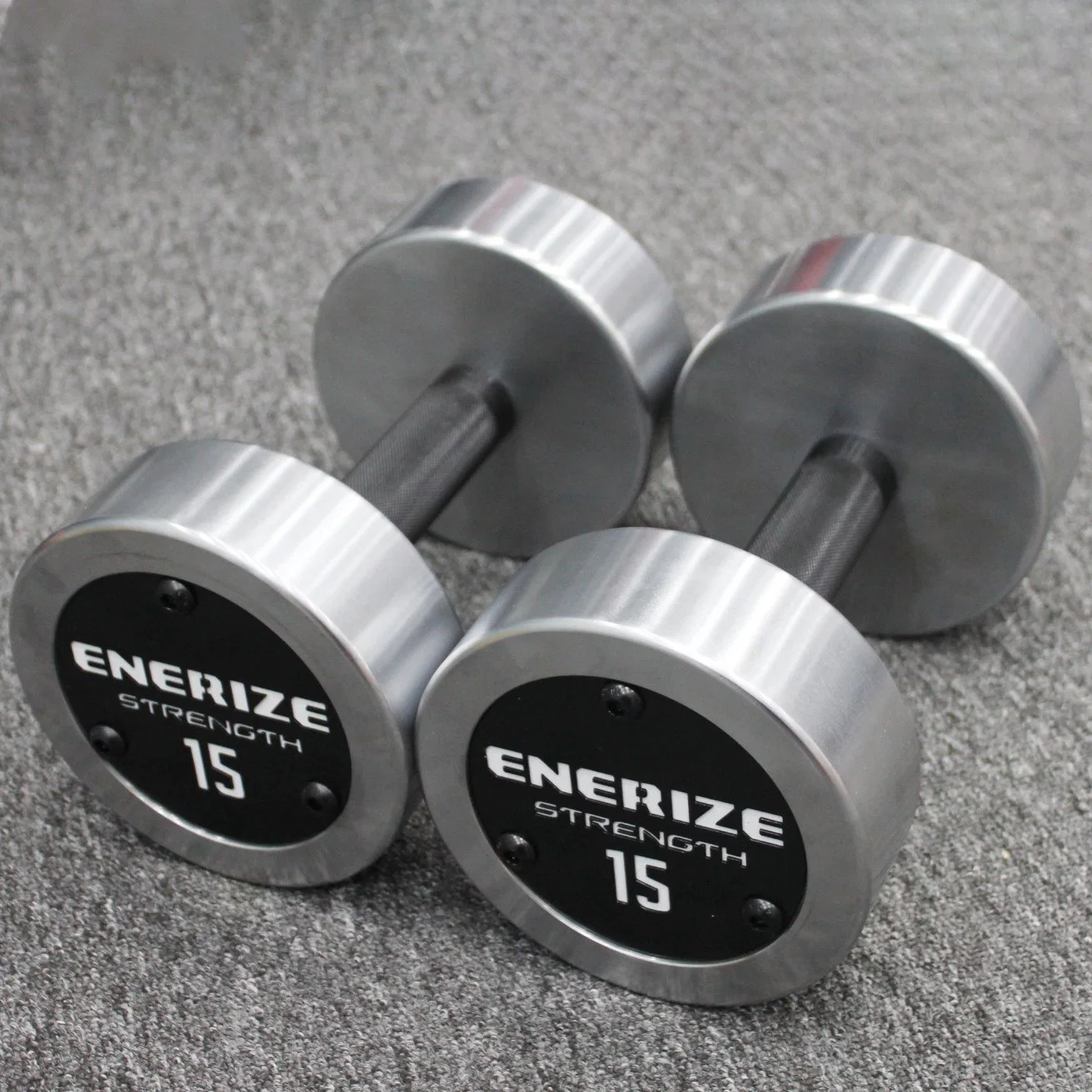 High quality/High cost performance  Stainless Steel Dumbbell Set Chrome Dumbbells 2.5kg-40kg Rotate Dumbbell Free Weights