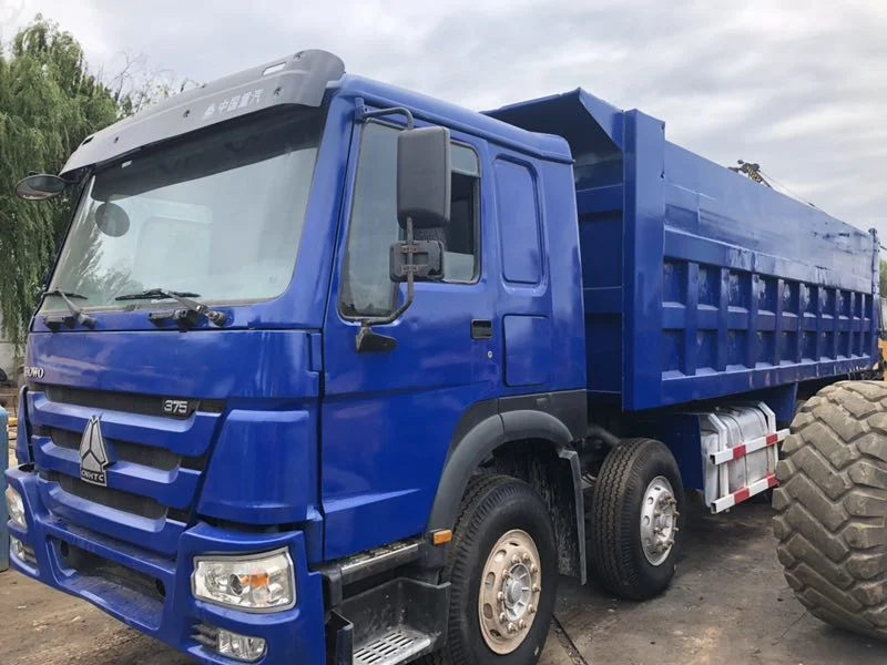 Used HOWO 375 8*4 Dump Truck Secondhand 12 Wheels Sinotruk China Brand Made in 2018