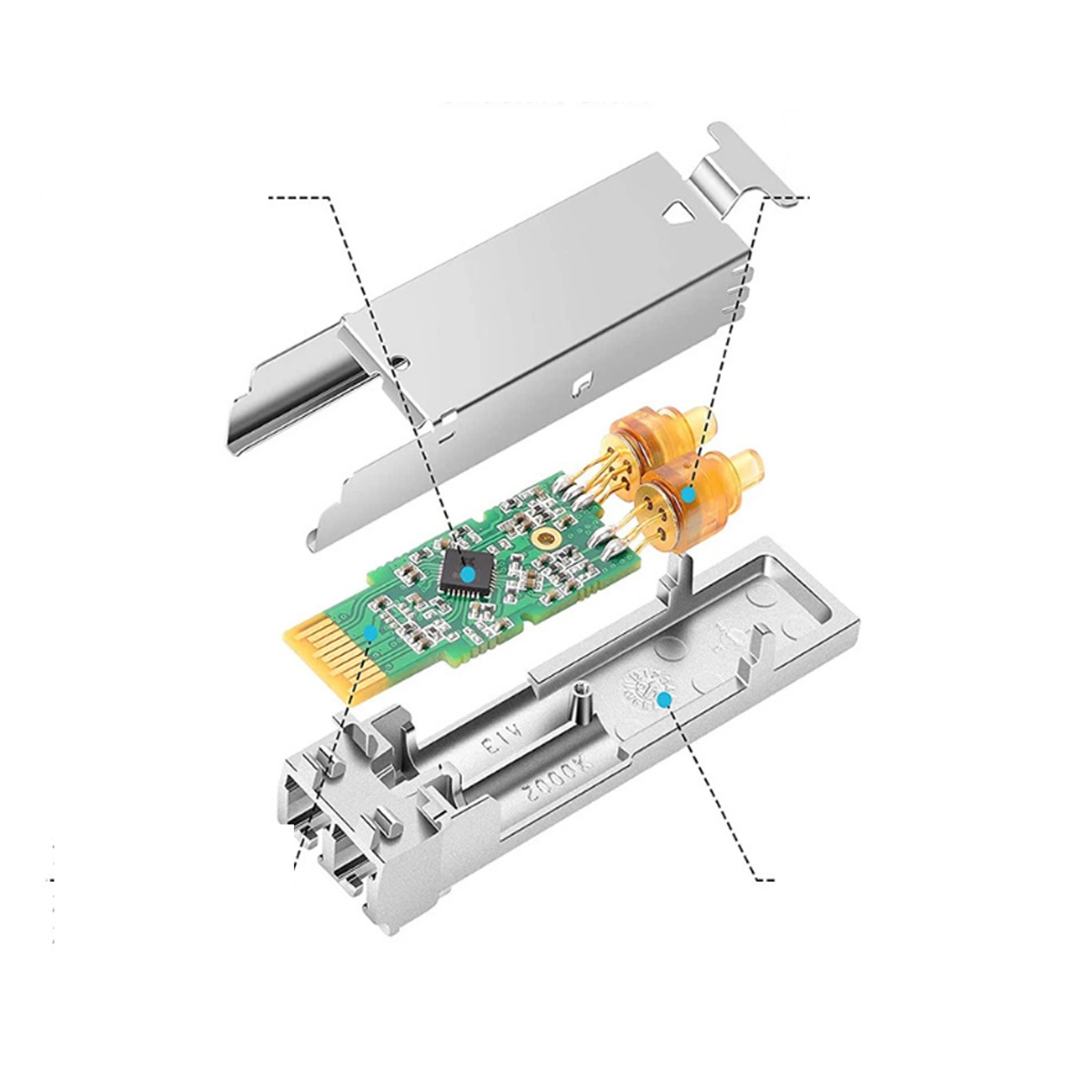 Compatible with 1.25/2.5g Epon/Gpon Pon ONU Stick with Mac Sc Connector Ddm Pon Module 1490/1330nm Xpon ONU Stick