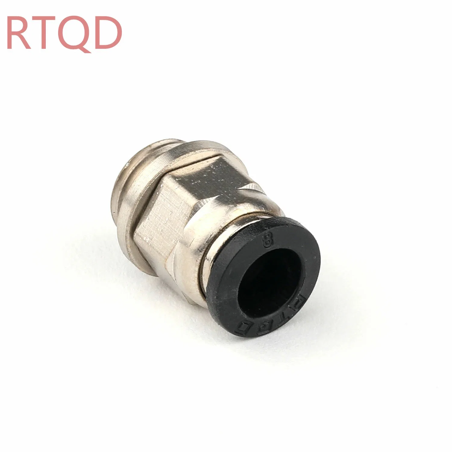 Pneumatic G-Thread Fittings with Nickel Plated and O-Ring (PC4-G01) Auto Parts Pneumatic Components PC8-02