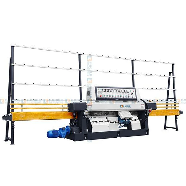 9 Motors Flat Glass Straight Line Edge Grinding Machine for Glass Door and Window Processing Machine/Insulating Glass Edge Polishing Machine