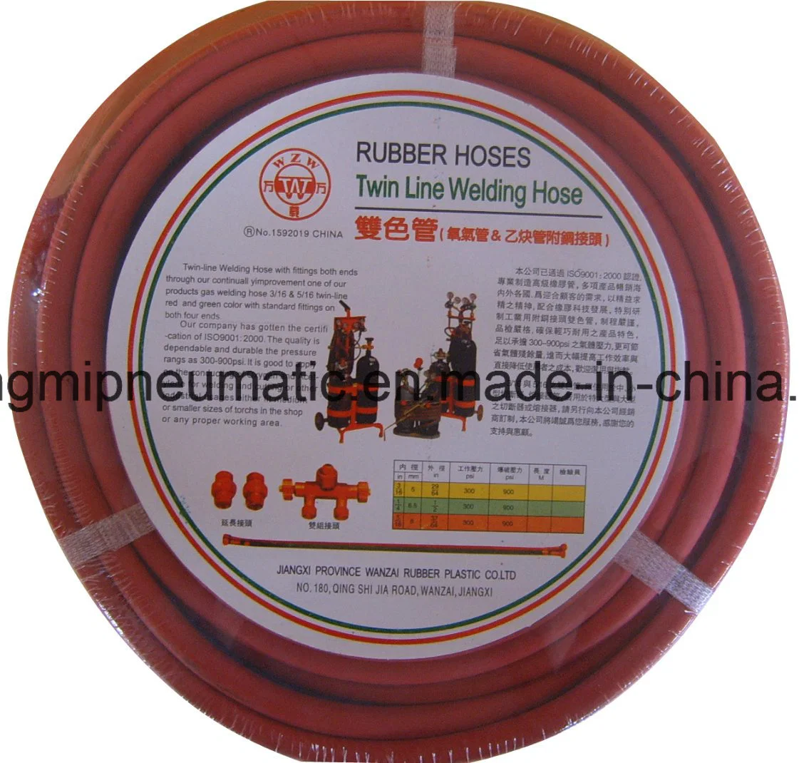 8mm Air Hose Flexible Oxygen & Acetylene Welding Hose (5/16'')