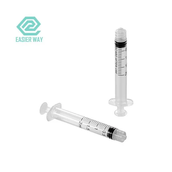 CE Approved Different Sizes Medical Sterile Luer Slip Disposable Injection Plastic Syringe