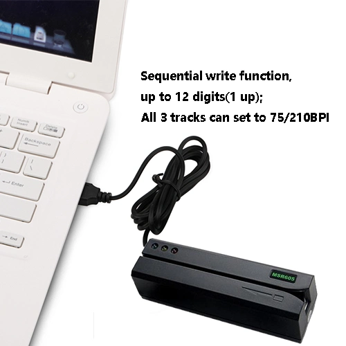 Long Range USB Magnetic Stripe Msr IC Chip Card Reader Writer