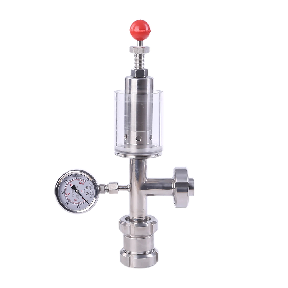 Hygienic Cross Pressure Relief Valves with SS304 Grade