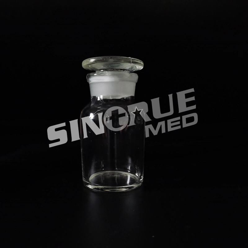 Laboratory Wide Mouth Reagent Bottle with Ground-in Glass Stopper