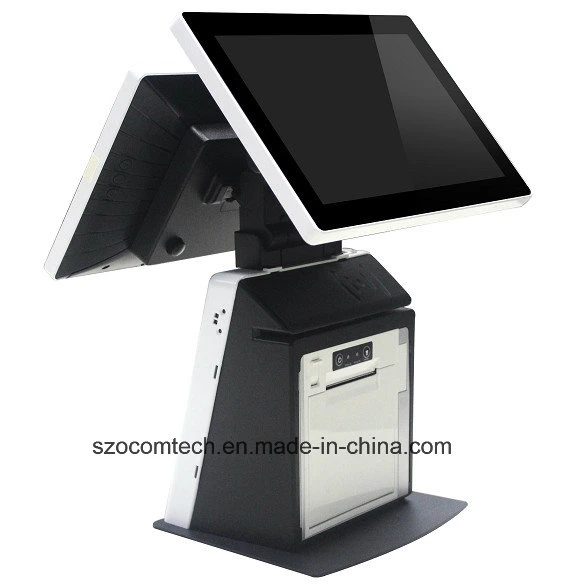 POS-B12 12inch All in One POS System Machine Embedded with Thermal Printer