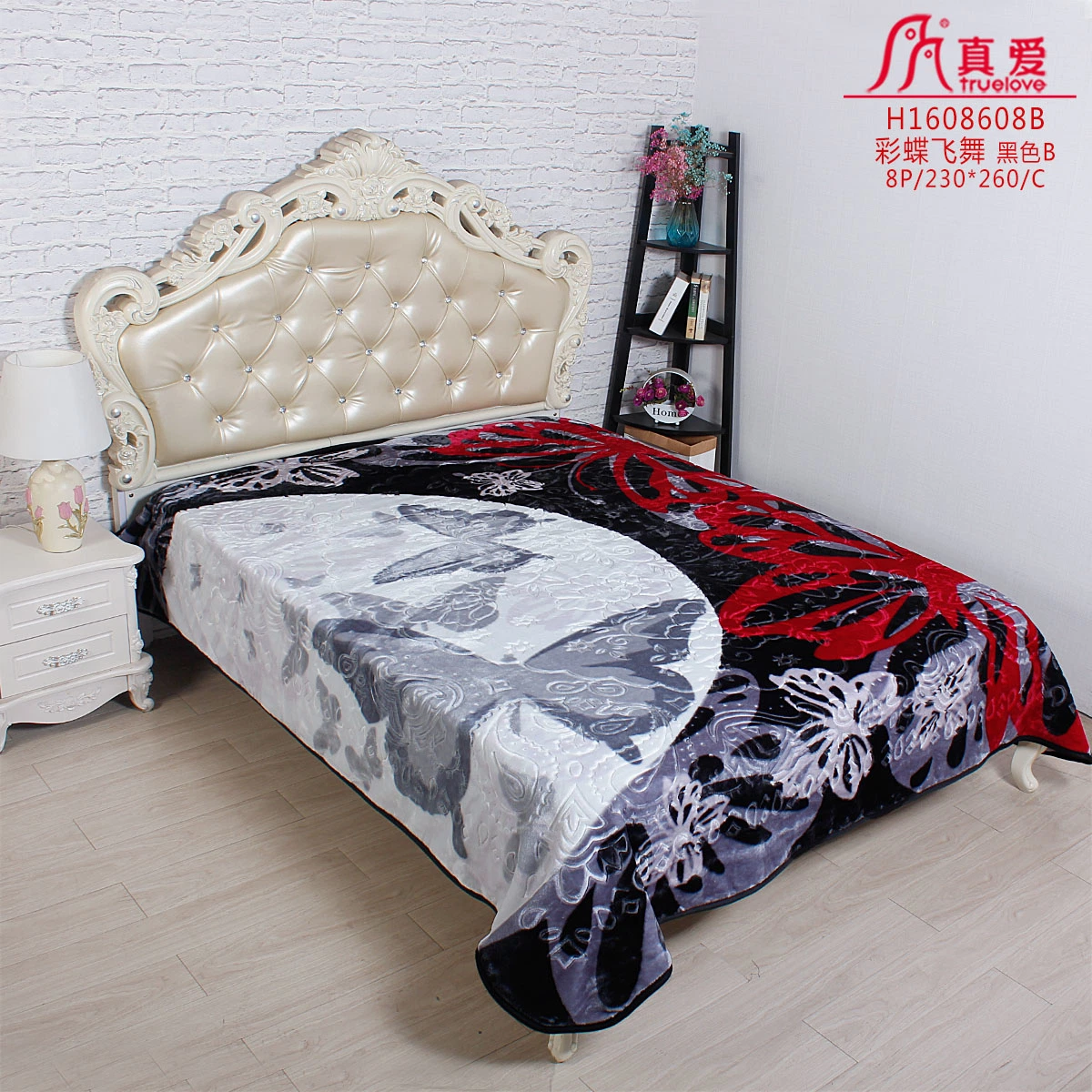 China Leading Factory Supplier Home Bed Cheap Polyester Mink Raschel Faux Fleece Fur Blanket for Libya Mali Mozambique Namibia Niger Nigeria Rwanda Senegal