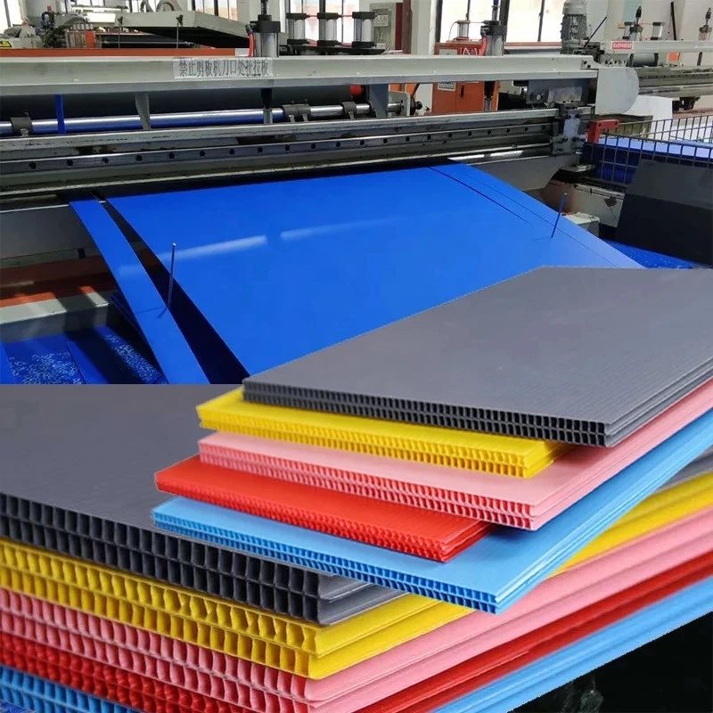 Colorful Hollow PP Corrugated Sheet Plastic PP Polypropylene Board