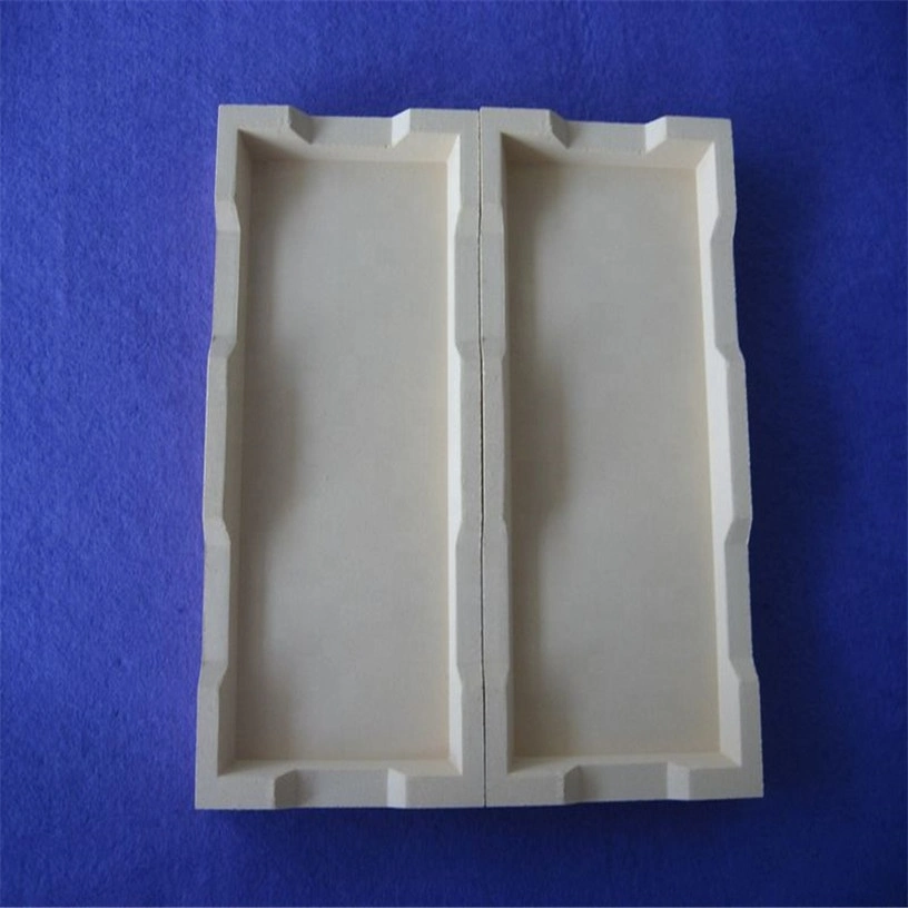 Customized Refractory Calcium Stabilized Zirconia Zro2 Ceramic Saggar Tray for Pipe Furnace