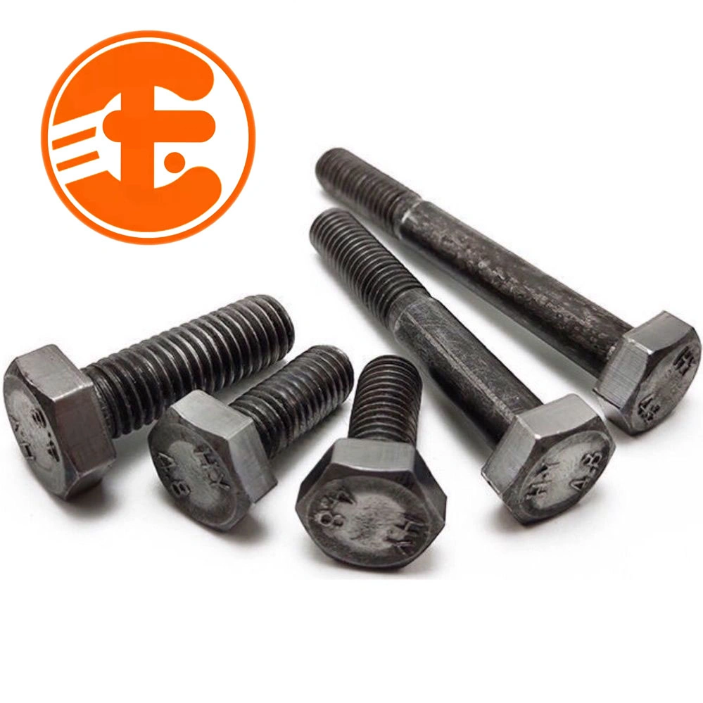 China Wholesale/Supplier Fastener DIN 931 933 934 ANSI/ASTM/ASME B18.2.1 A325m A490 Grade 8.8 10.9 12.9 Stainless/Carbon Steel HDG Zp Galvanized Black Hex Nut and Bolt