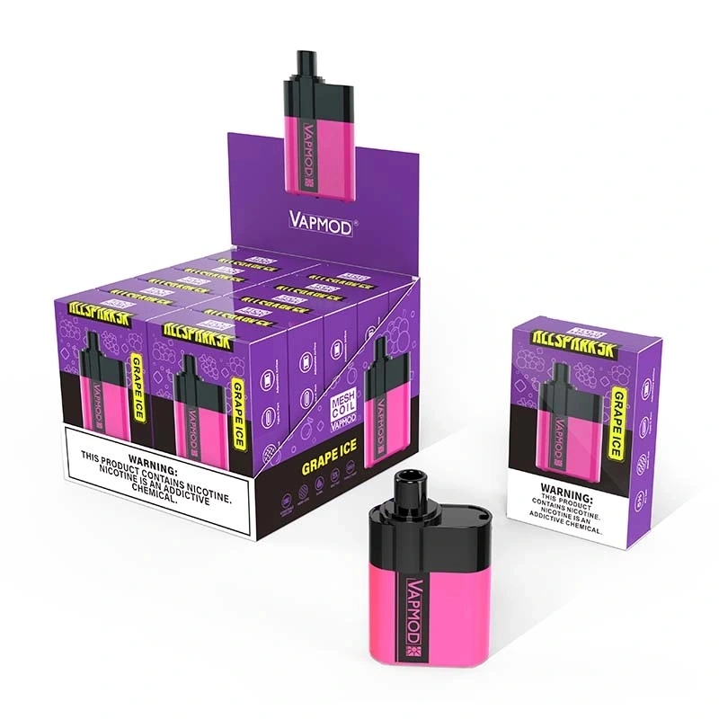 Comercio al por mayor de Vape Vapmod Allspark desechables de pluma de bolitas de 5000 Cigarrillo electrónico