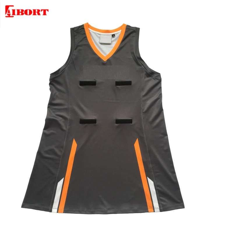 Aibort No MOQ OEM Custom Made Sublimation Netball A Line Kleid (L-NT-02)