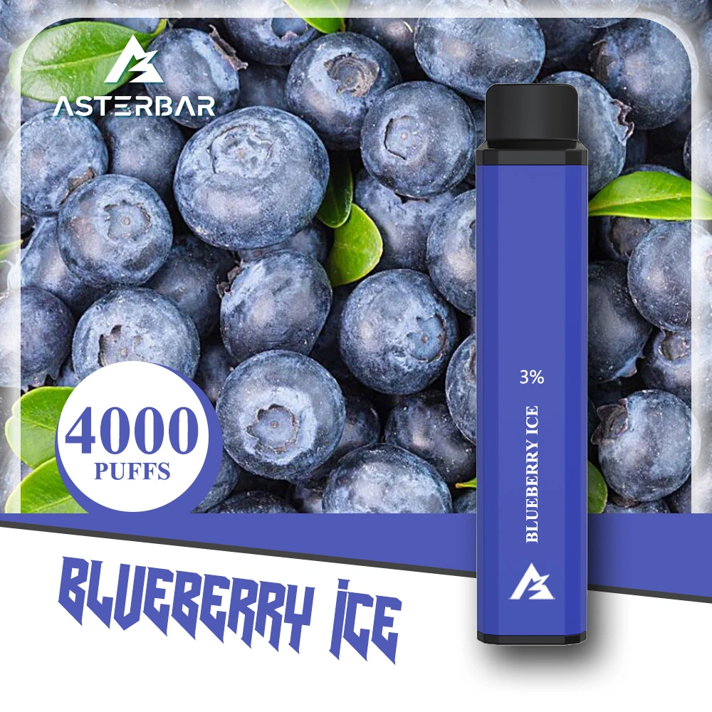 Entrega rápida sabor puro 11ml vaporizador Asterbar 4000