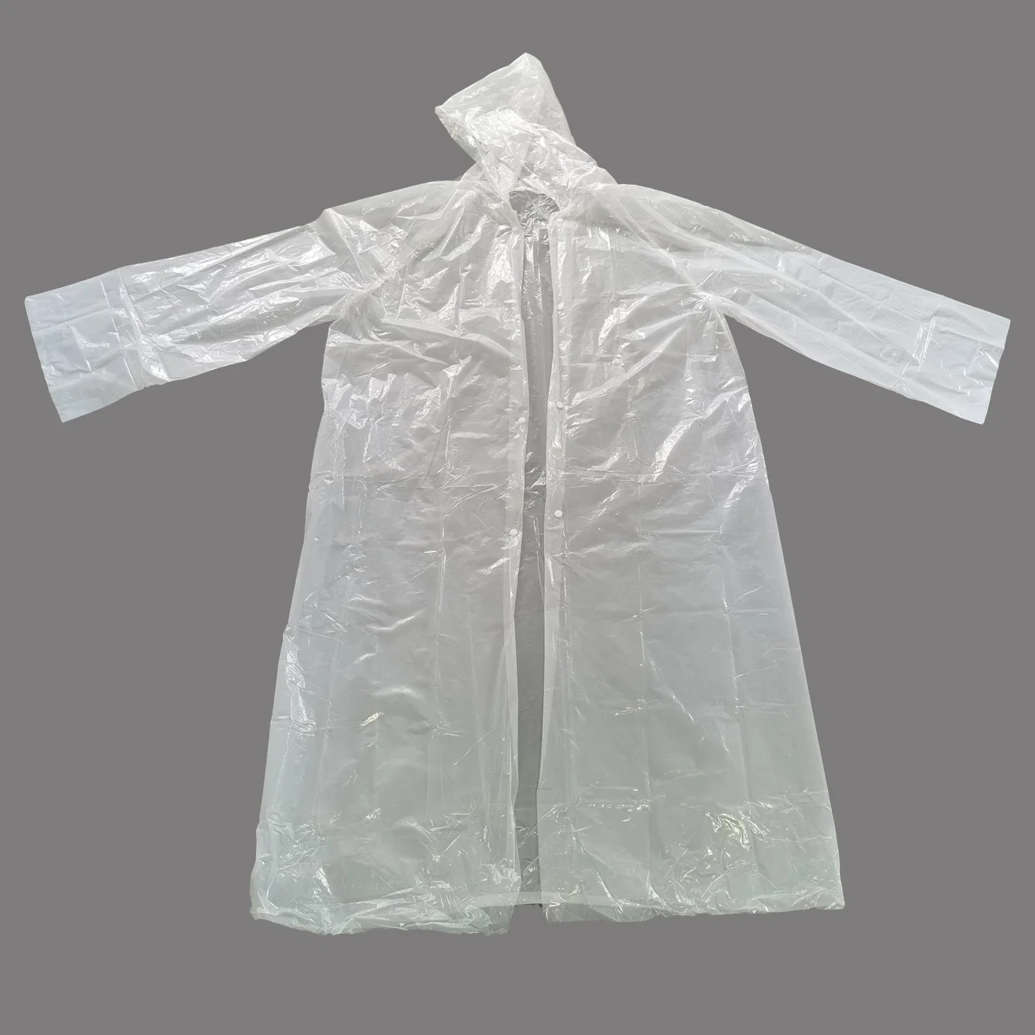 Polyster impermeable para Unisex Poncho impermeable impermeable con capucha