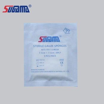 FDA Approved Sugama Brand Soft Absorbent Gauze Sterile Swab