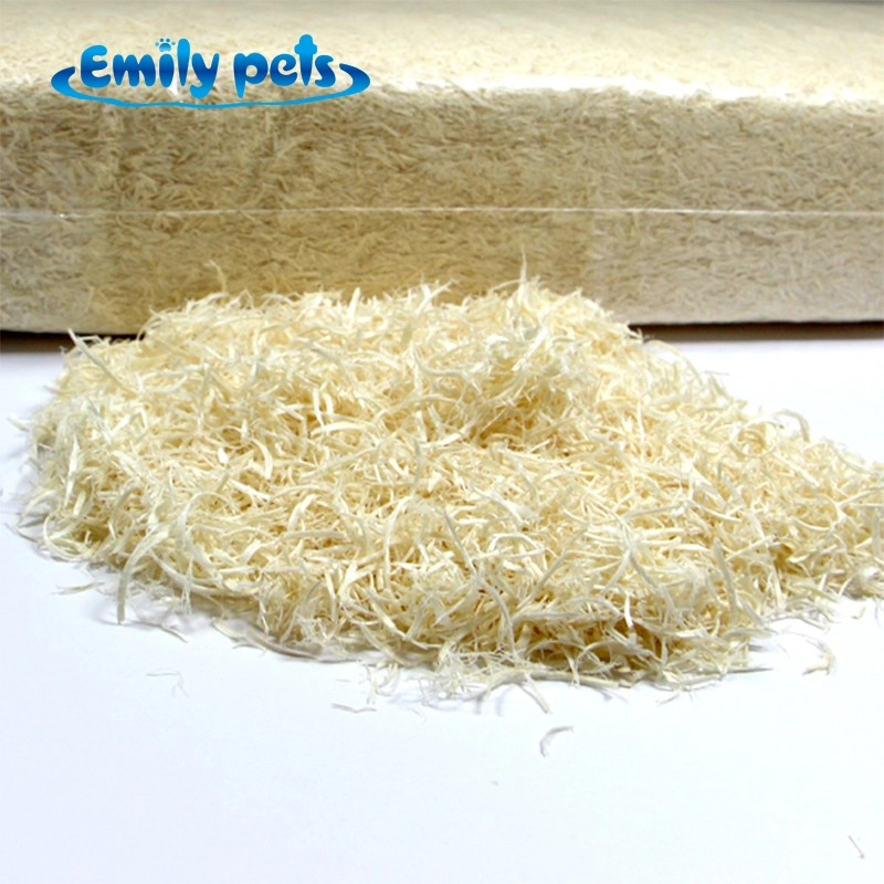 Emily Pets Factory Supply Natural Aspen Small Animal Bedding Odorless-Safe Hamster Bedding Shaving