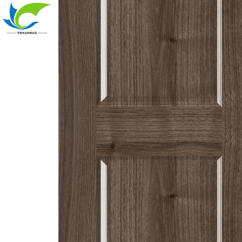 Veneer Door Face Square Design MDF Door Skin Machine Wood Interior Door Interior Door Yh- 004-1