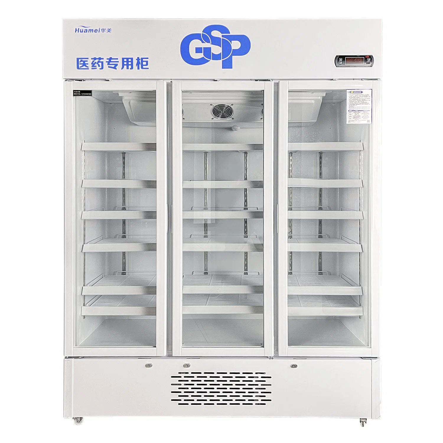 Dual Layer Glass Biomedical Laboratory Hospital Medical Vertical Many Door Medicine Freezer LC-980d