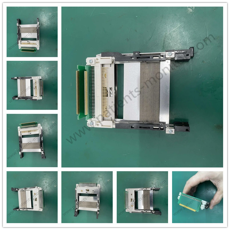 Zoll M Series Defibrillator SpO2 Connector, ECG Connector, Screen Connection Cable, Protective Frame, PCMCIA Card Slot Assembly