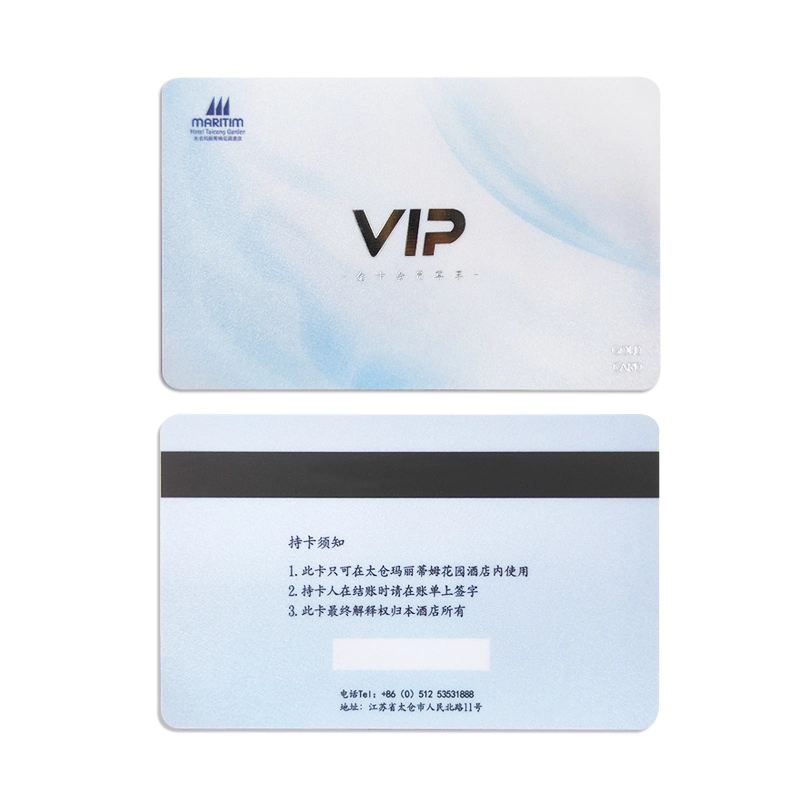 Hologram Laser Logo Anti Fake PVC/ Pet Magnetic Strip Card