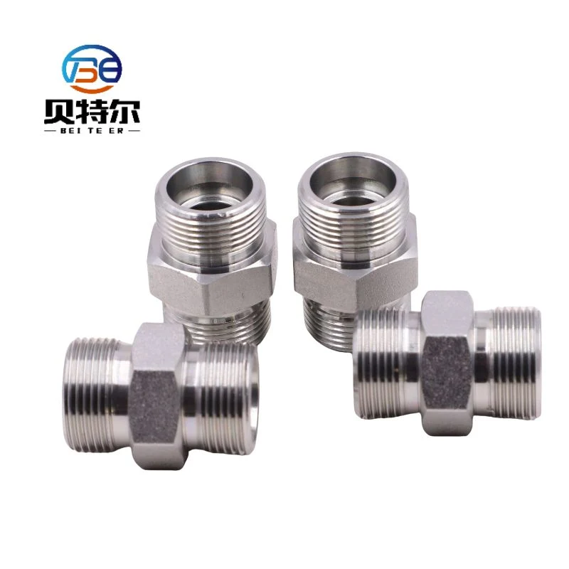 Hebei Province Manufacture Straight Adaptor Hydraulic Hose Fittings