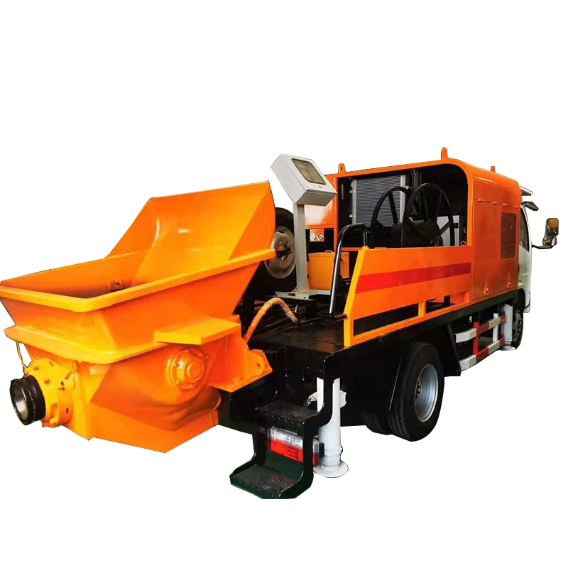 Portable Mobile Truck-Mounted Concrete Conveying Pumping Machine Car Concrete Pump