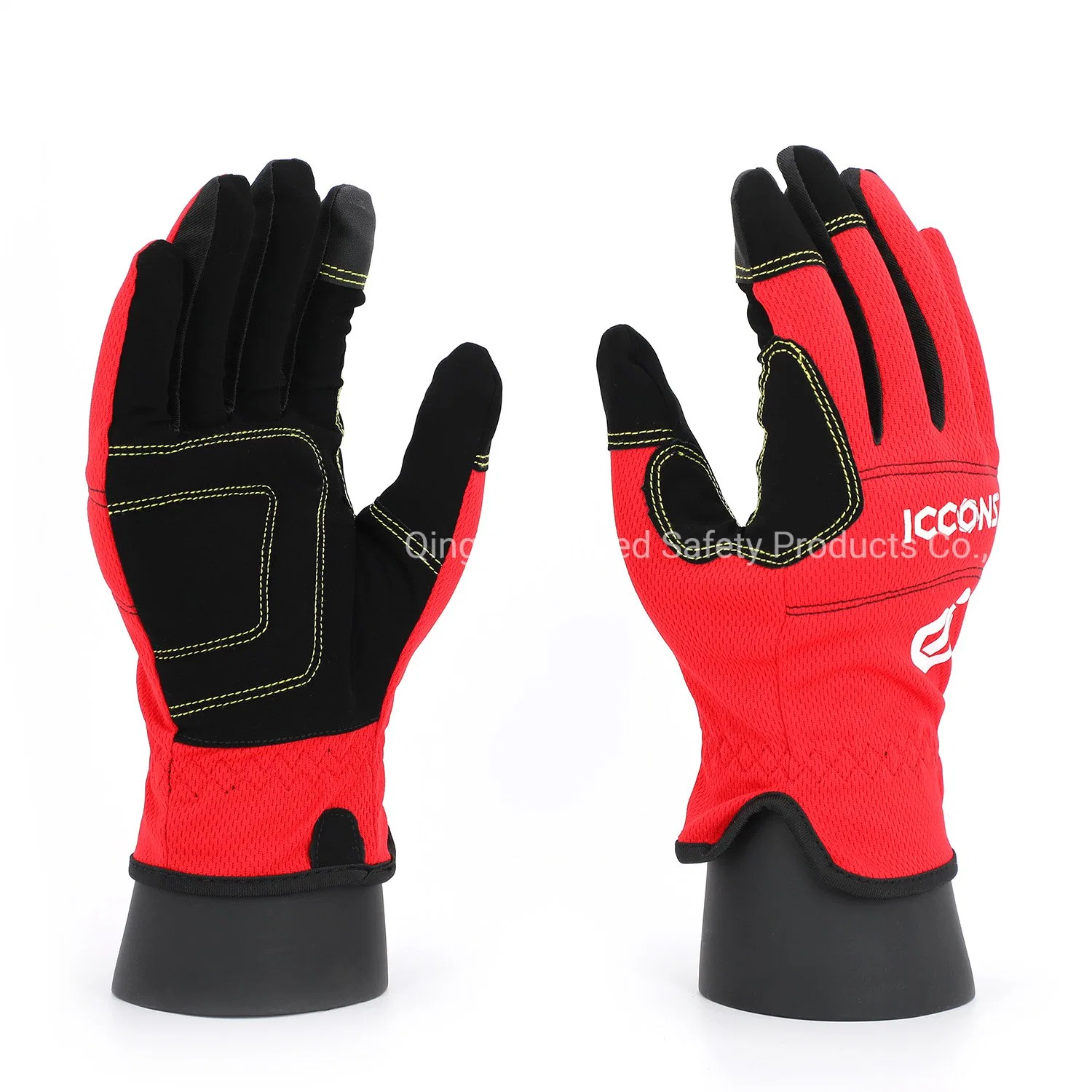 Anti Slip Vibration Resistant Microfiber Touch Screen Sport Work Gloves