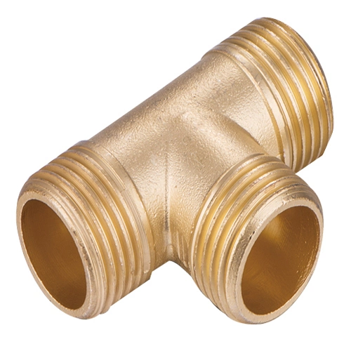 Plumbing Pipe Fittings, Forging Brass Lockable Brass Elbow Tee, Brass Fitting