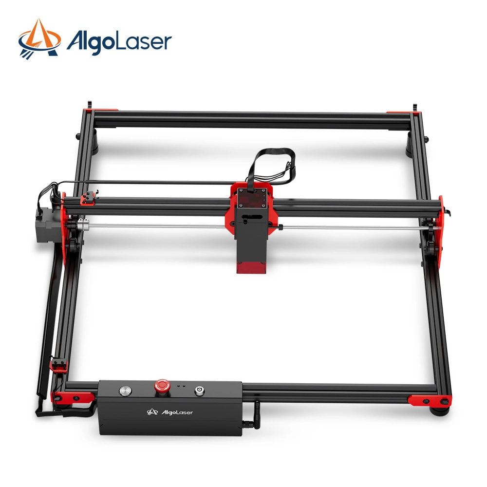 Algolaser DIY Kit Laser Cutter and Laser Engraver for Wood, Black Acrylic, Metal.