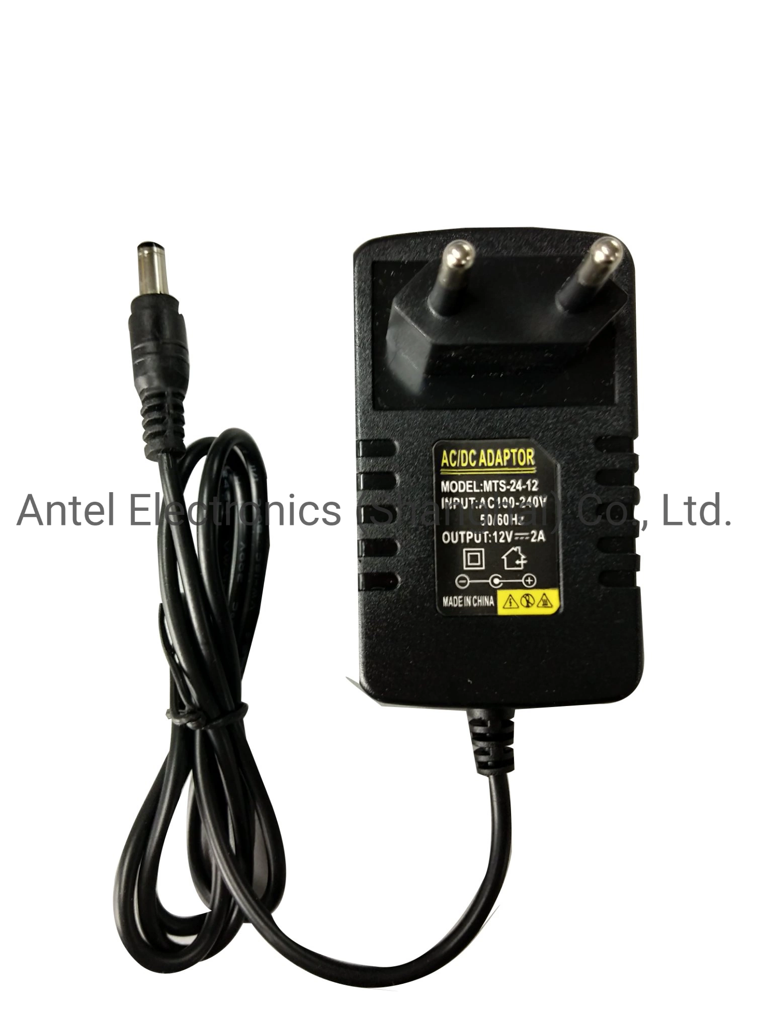 Mts-24-12 12V 2A AC/DC Power Adapter Power Supply with EU/UK/USA Plug