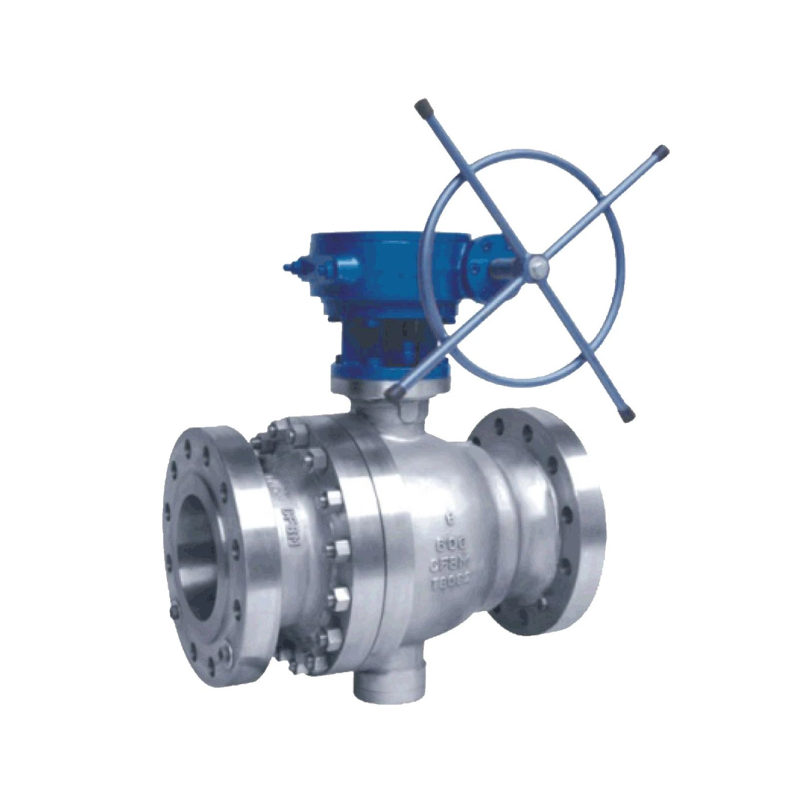 High Temperature Stability DN200 Trunnion Mounted Ball Valve with ASME Design Standard